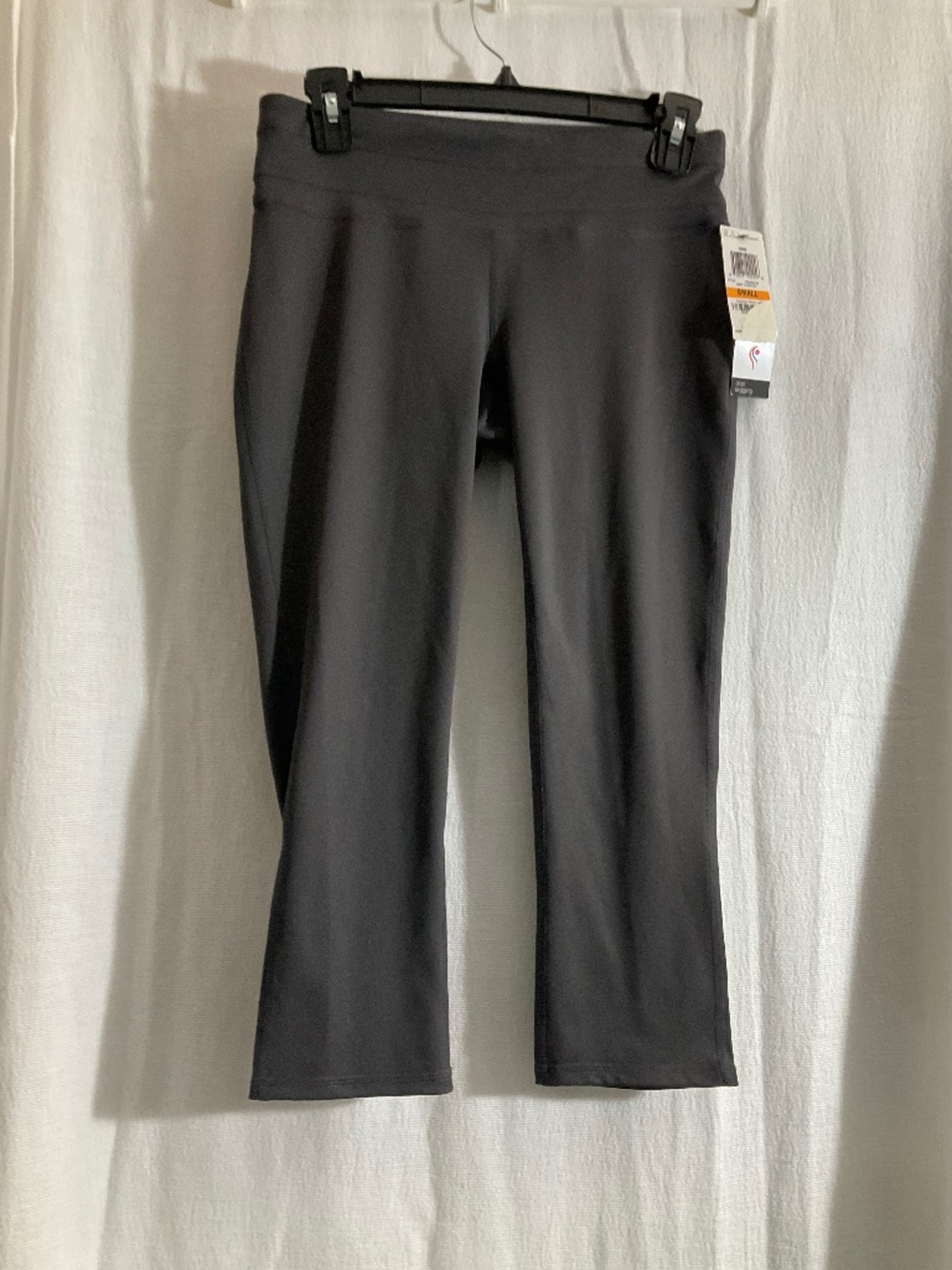 Ideology Crop Legging Deep Charcoal. Core Believe in movement Size S NWT